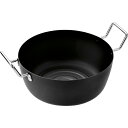 よこやま 燕熟の技 天ぷら鍋22cm EJTF-300 (日本製・電磁調理器対応・IH対応・鉄製・揚げ鍋)