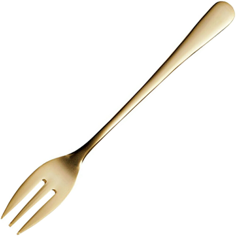 Cocktail Fork - 佐藤金属興業 エレガンテ ヒメフォーク （18-8ステンレスカトラリー・金色・金メッキ・ゴールドメッキ・セイラス・SALUS）