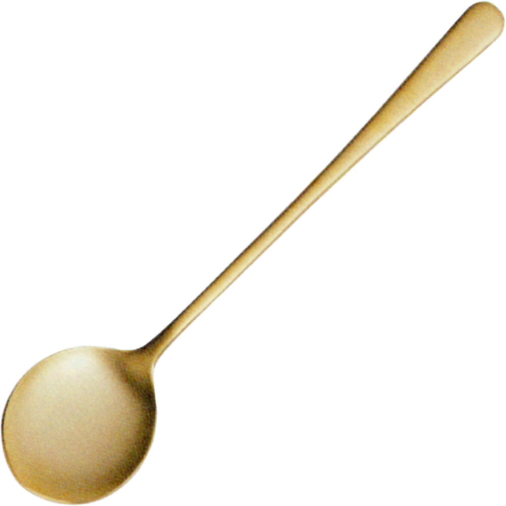 佐藤金属興業 エレガンテ ロングスプーン （18-8ステンレスカトラリー・金色・金メッキ・ゴールドメッキ・セイラス・SALUS）