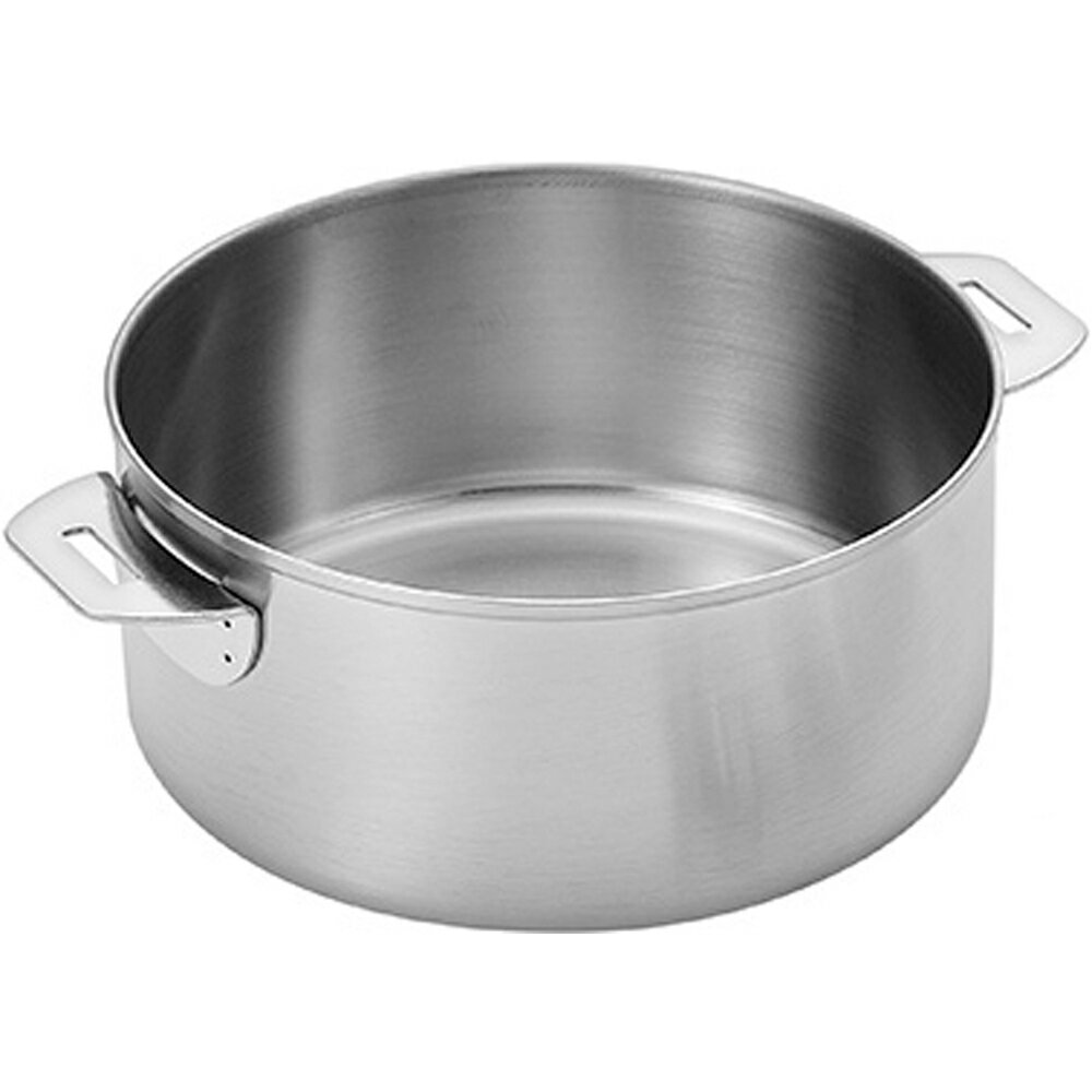 Pans - よこやま 燕熟の技[クワトロ] ステンレス鍋18cm EJQ-350 （日本製・電磁調理器対応・200V IH対応・着脱式ハンドル[EJQ-SH]用鍋・取っ手が取れるタイプ用）