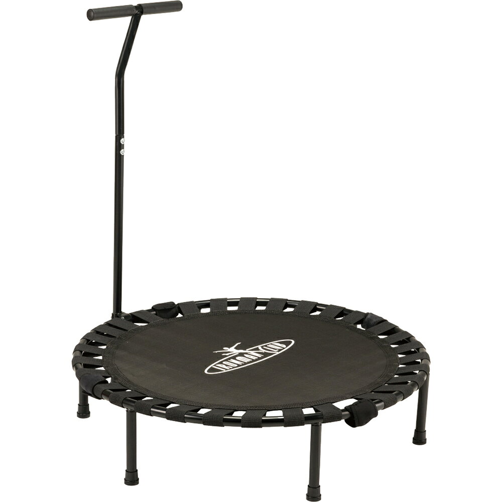 カワセ 鉄人倶楽部 ハンドル付フォールディングトランポリン 91cm IMC-155BK （折りたたみ式・ダイエッ..