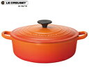 ル クルーゼ／LECREUSET ココットジャポネーゼ24cm オレンジ （ルクルーゼ 浅型両手鍋 ココットジャポネーズ）