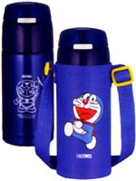 ドラえもんと一緒に元気にお出かけ！サーモス真空断熱ストローボトルFDR-401FD保冷専用　容量：...