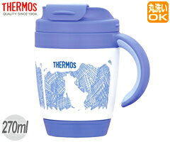 サーモス／THERMOS　真空断熱マグ　JCV-270　クマ　（マグカップ）