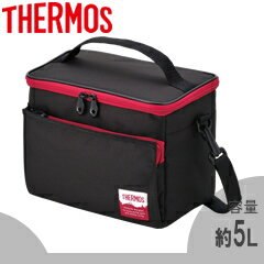 サーモス／THERMOS ソフトクーラー REF-005 ブラック （保冷バッグ・ショッピングバッグ・エコバッグ）