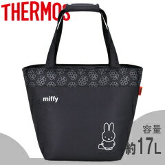 サーモス／THERMOS ソフトクーラー REH-017B ブラック （保冷バッグ・ショッピングバッグ・エコバッグ・ミッフィー・miffy）