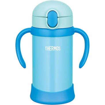 サーモス／THERMOS まほうびんのベビーストローマグ FHV-350 ブルー （水筒・魔法瓶・ストロー付き）