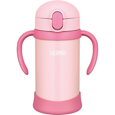 サーモス／THERMOS まほうびんのベビーストローマグ FHV-350 ピンク （水筒・魔法瓶・ストロー付き）