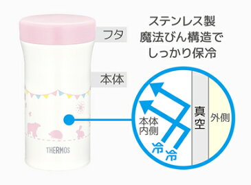 サーモス まほうびんの離乳食ケース JBW-240(P) ピンク （保冷専用・魔法瓶・THERMOS）