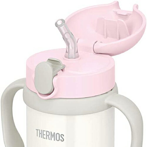 サーモス まほうびんのベビーストローマグ FJL-350(PKW) ピンクホワイト （水筒・魔法瓶・350ml・THERMOS）