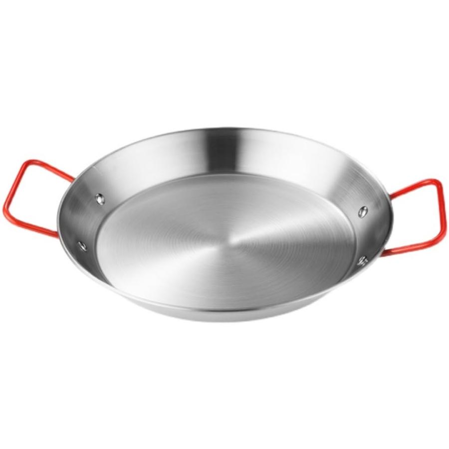 Small Pans - スペイン製 パエリア鍋 18cm~34cm パエリアパン IH対応 ステンレス鋼 スペイン料理 業務用 冷凍食品 プロフェッショナル 家庭 ホテル レ