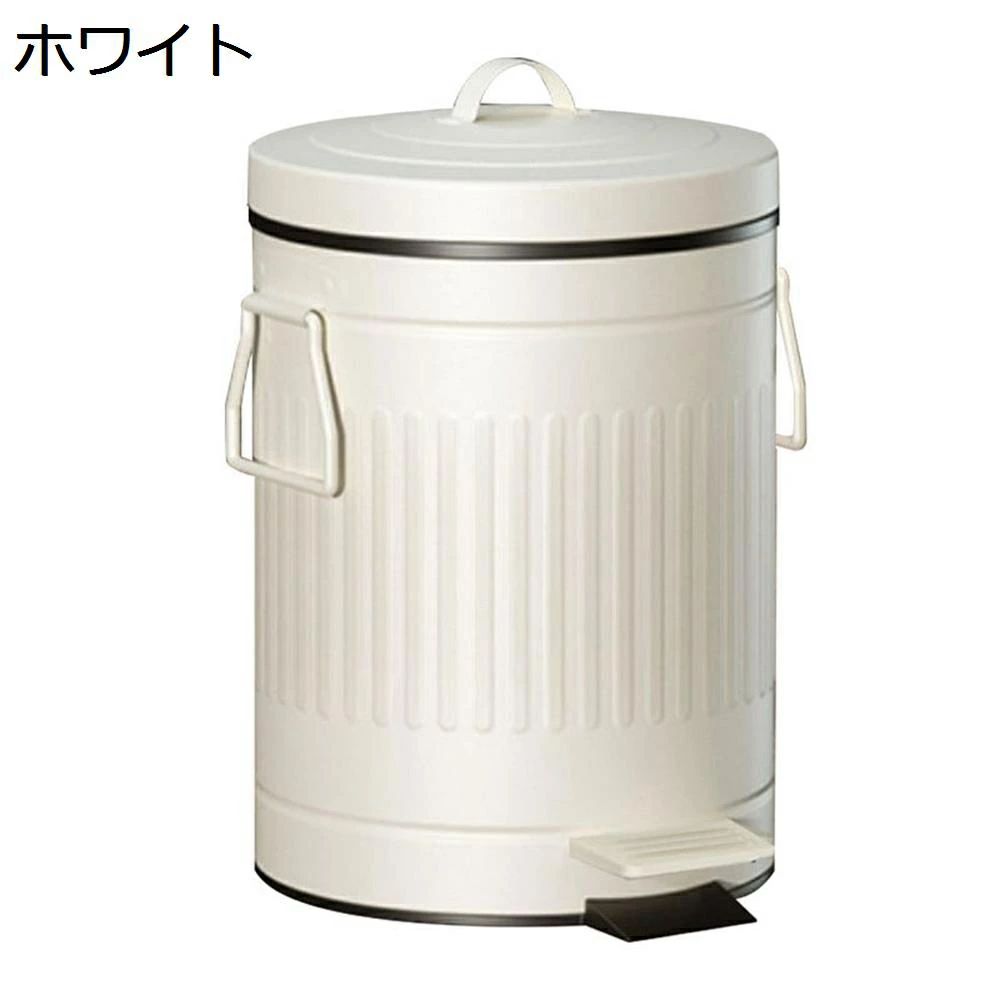Cloth Made - 【20%OFFクーポン】ゴミ箱 ふた付き 12L ダストボックス 丸型 ペダル式 ごみ箱 スリム おしゃれ フタがゆっくり閉まる 抗菌 消臭 密閉