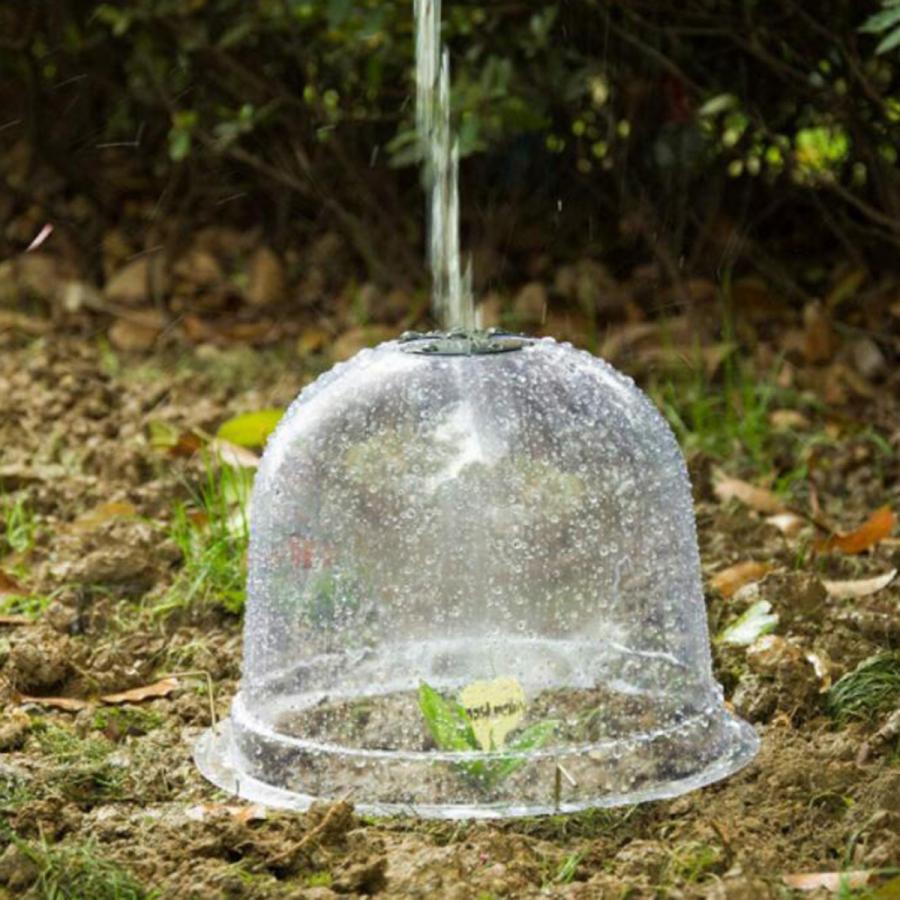 小さな再利用可能なプラスチックミニ温室.ガーデンクローシュドーム.植物カバー霜...