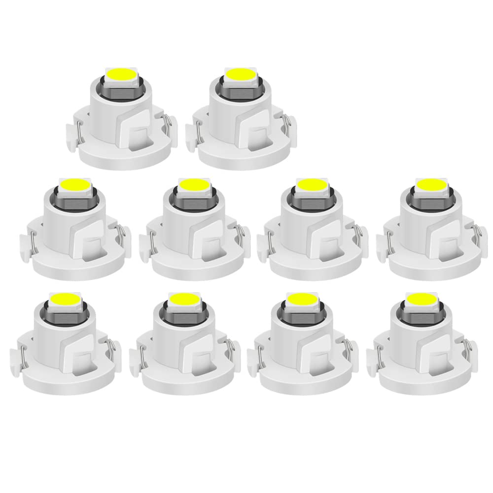 乐天商城 - T4.2 LEDバルブメーター球 パネル球 1SMD 3030チップ 自動車用 インジケータ ダッシュボードライト 12V汎用 ホワイト（10個入り）