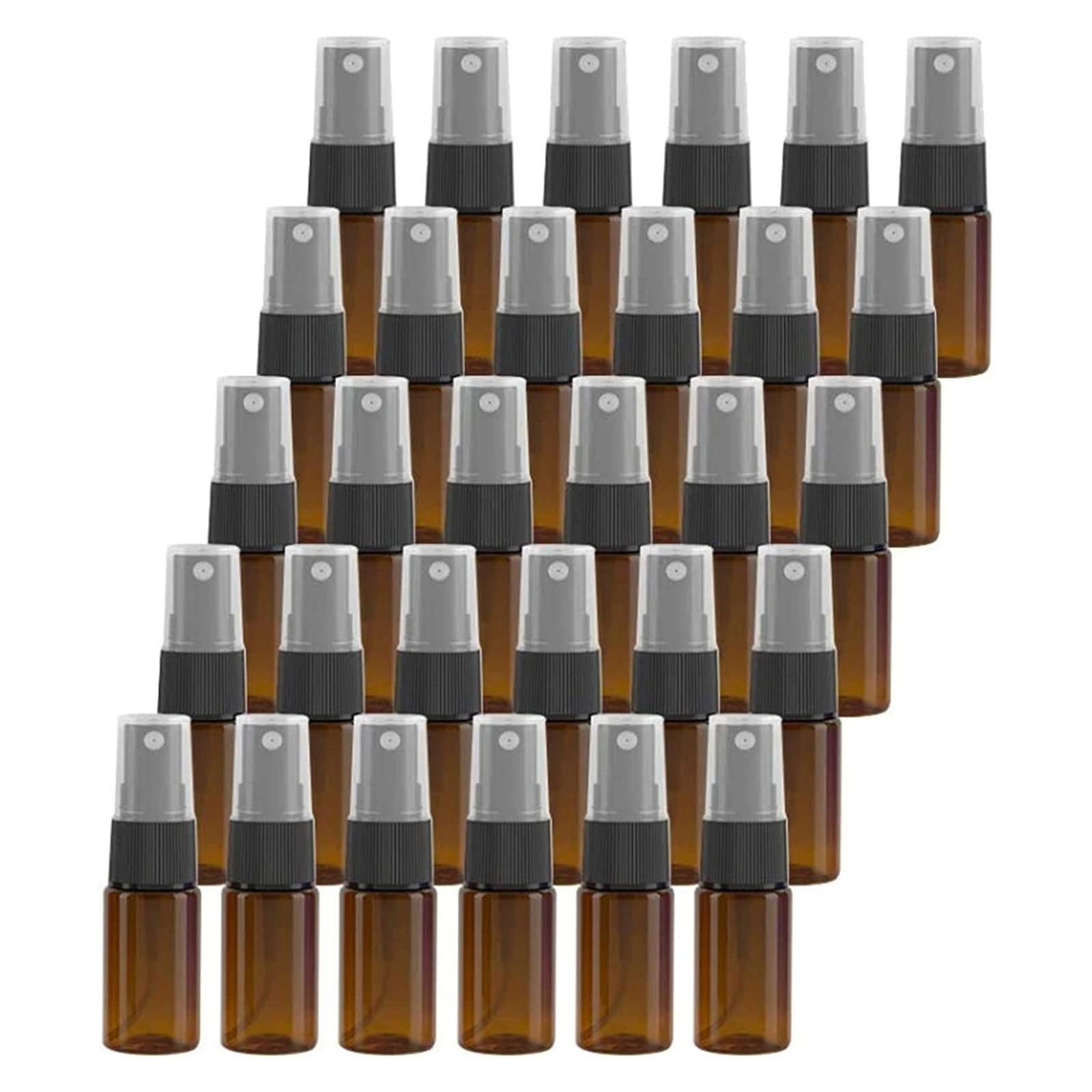 超極細 PET スプレーボトル 10ml 液体 詰め替えボトル 遮光ボトル スプレーボトル アルコール 軽量 除菌 消毒 虫除け 30個セット