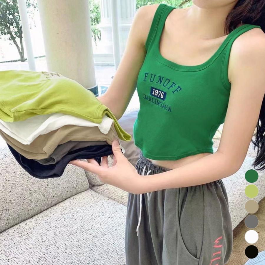 ロゴタンクトップ カップ付き レディース【ネコポス投函】