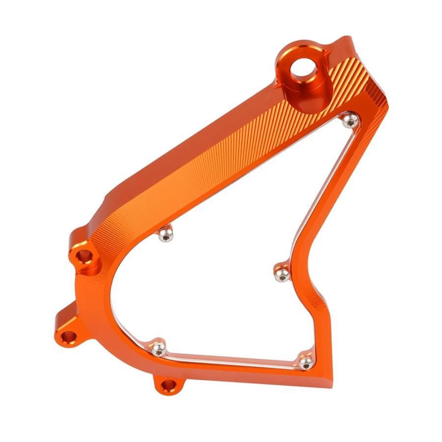 LuckyRabbitのKTM 250デューク390 DUKE 2013-2020 2019 RC RC 390 フロント エンジン スプロケット 保護チェーン ガード カバー オートバイ Black｜アングル3