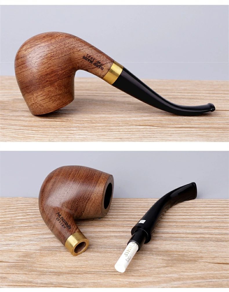 パイプ 喫煙具花梨木パイプ木製ハンドパイプ木製パイプ木製パイプ実木パイプタバコ...