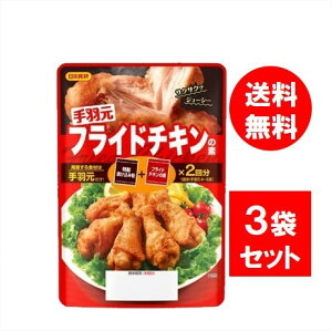 【3個セット】日本食研 手羽元フライドチキンの素 90g