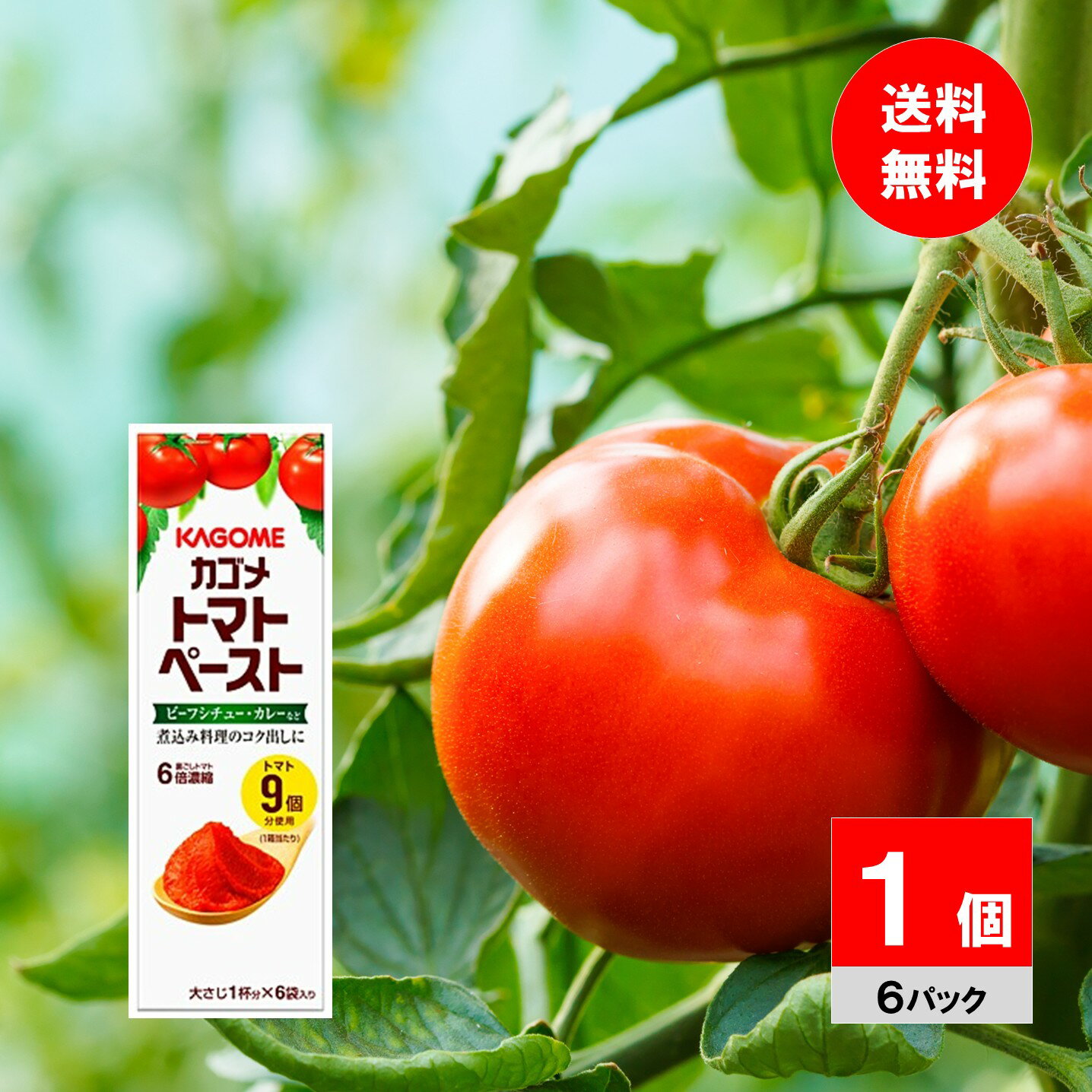 カゴメ トマトペーストミニパック 6袋入 離乳食 ベビーフード