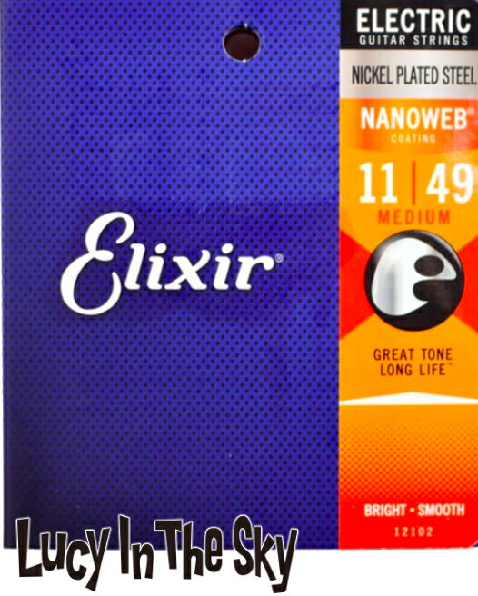 Elixir の エレキ弦は NANOWEB コーティングが施され皮脂などの汚れを大幅に軽減。従来のエレキ弦と変わらない存在感、迫力、細やかな表現を提供しながら、従来のエレキ弦とは比較にならない音質の長寿命を提供する エリクサー エレキ弦 の定番です。 ■タイプ：エレキギター弦 ■シリーズ：Ultra-Thin NANOWEB Coating/Anti-Rust ■ゲージタイプ：Medium ■ゲージ：011、014、018、028、038、049 ■パッケージは時期により異なる場合がございます。 ■メーカーからの発送となりますのでご注文後の商品変更・ご発送先の変更・ご注文キャンセル・ご返品はお受けできません。くれぐれもご注意ください ■天候や交通状況により配送予定に変更が生じる場合がございます。ご了承ください。