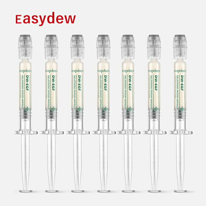 ★当店限定ポイント5倍★韓国コスメ 美容液 Easydew イージーデュー DW-EGF メラトニン アンプル 1ml 7本入り セラム MELATONING AMPOULEのサムネイル