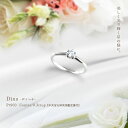 【中央宝石研究所 鑑定書 ソーティングダイヤモンド】pt950【0.3ct】一粒ダイヤモンドリング 指輪『Dina』[VVS〜VS〜SIクラス/H〜Dカラー/無...