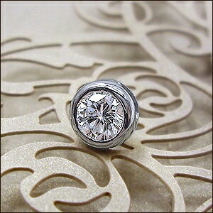 K18YG/PG/WG pt900【計0.6ct】一粒ダイヤモンドピアス【品質勝負】片耳ピアス メンズピアス レディース片耳0.3ct［SIクラス/H～Dカラー/無色透明/GOOD～VERYGOOD］ハートアンドキューピット 伏せ込み フクリン ペアジュエリー【送料無料】【楽ギフ_包装】