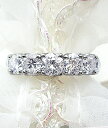 pt950【3.0ct】ダイヤモンド フルエタニティ リング エタニティリング [SI～VSクラス F～Dカラー無色透明 GOOD～VERYGOOD] ハートアンドキューピット 3カラット ダイア プレゼント 婚約 エンゲージ 結婚 記念日【送料無料】【楽ギフ_包装】