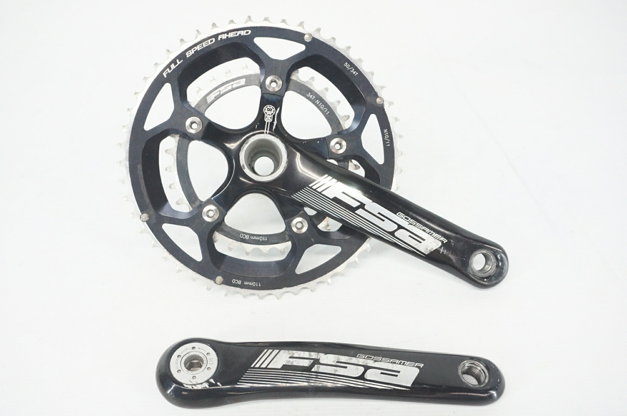 エフエスエー ゴッサマー クランクセット FSA 「エフエスエー」 Gossamer クランクセット Mega Exo 170mm