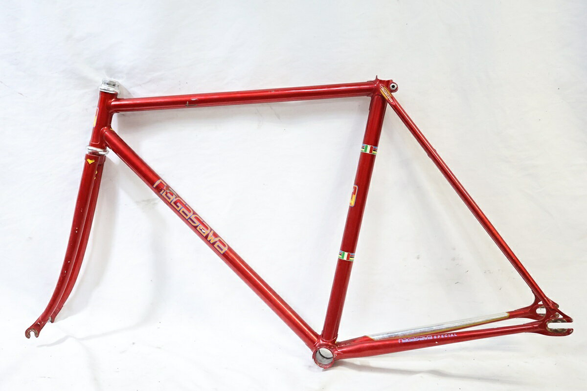【中古】 ジャンク NAGASAWA 「ナガサワ」 NJS 年式不明 ピストバイク フレームセ...