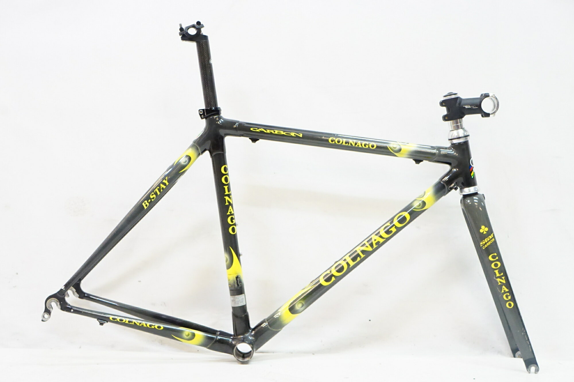 【中古】 ジャンク COLNAGO 「コルナゴ」 C40 B-STAY CARBON 2003年頃 フレームセット / バイチャリ熊..