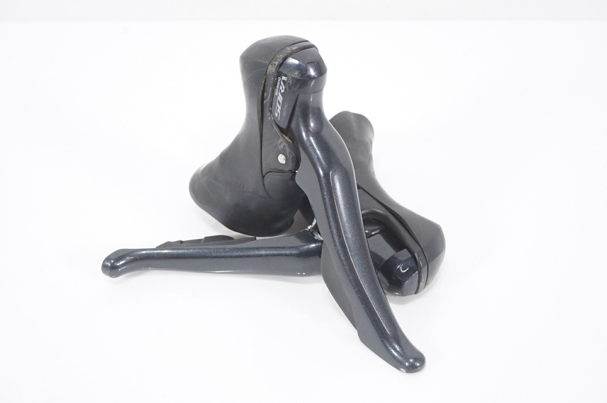 美品　シマノ　デュアルコントロールレバー　SORA R3000 STI 2×9 Amazon | シマノ STIレバー(デュアルコントロールレバー) ST-R3000