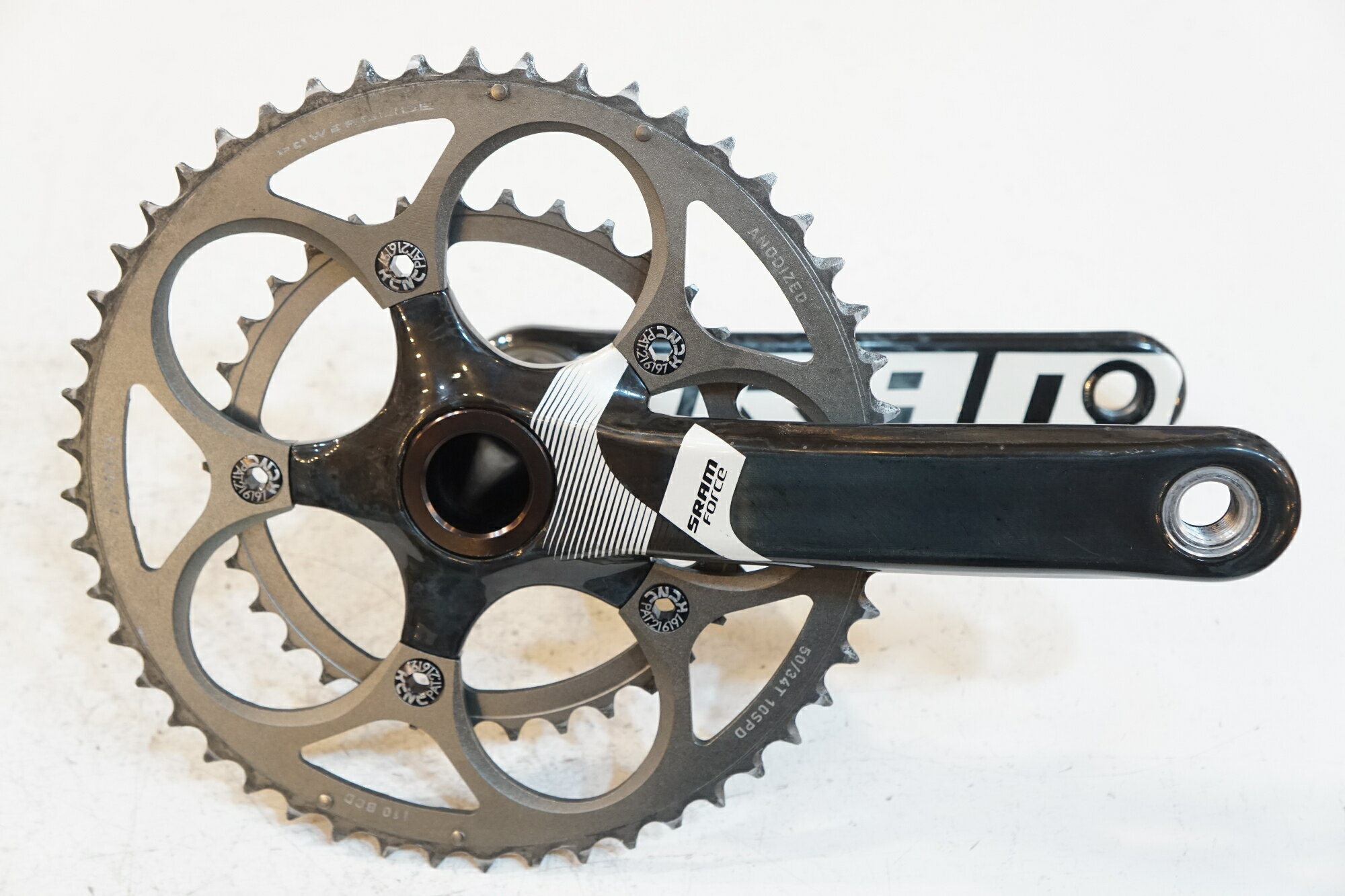 【中古】 SRAM 「スラム」 FORCE 170mm BB30 50-34T 110mm クランク / バイチャリ浦和ベース