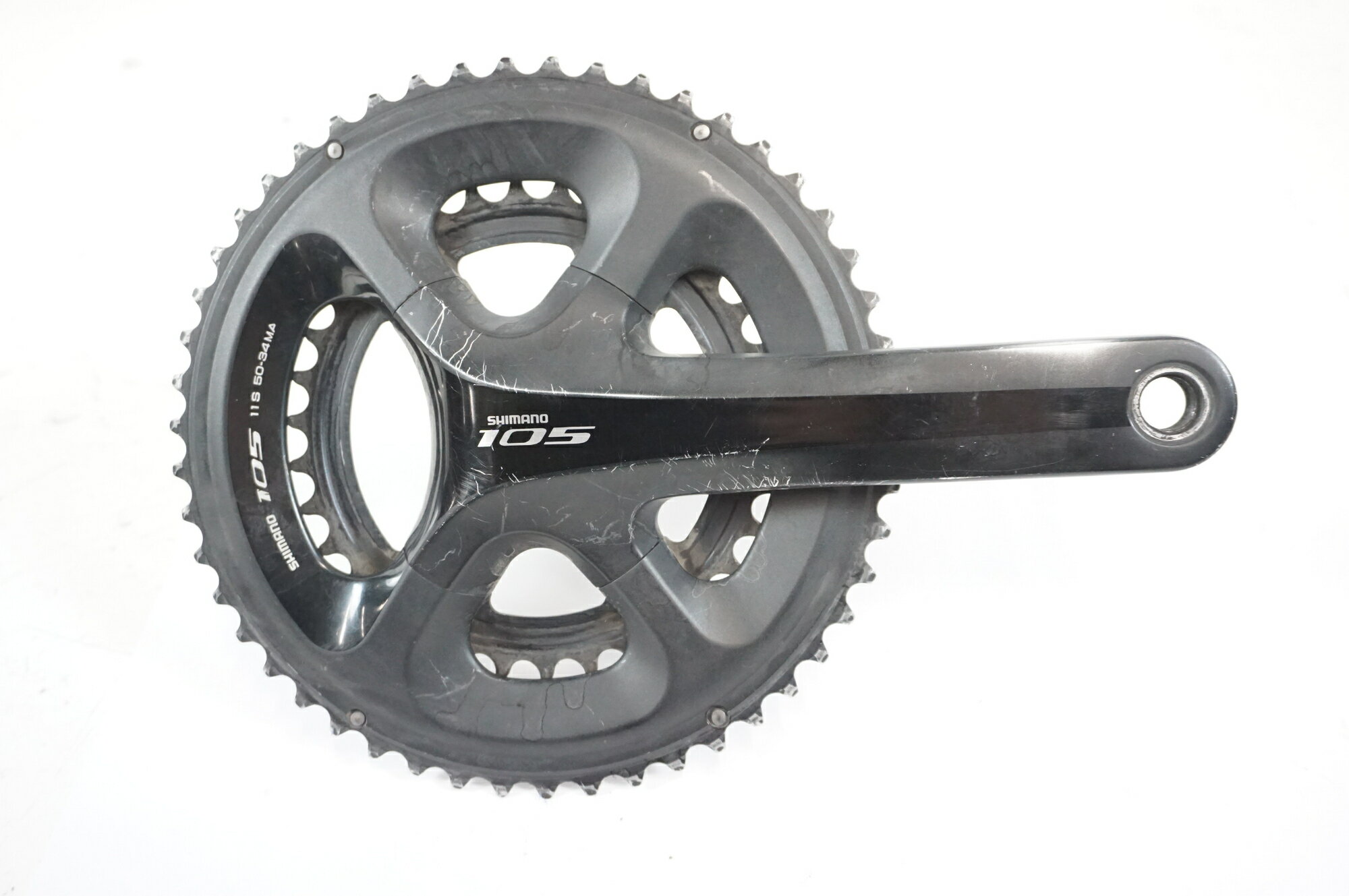 【中古】 SHIMANO 「シマノ」 105 FC-5800 50-34T 165mm クランク / バイチャリ宇都宮店...