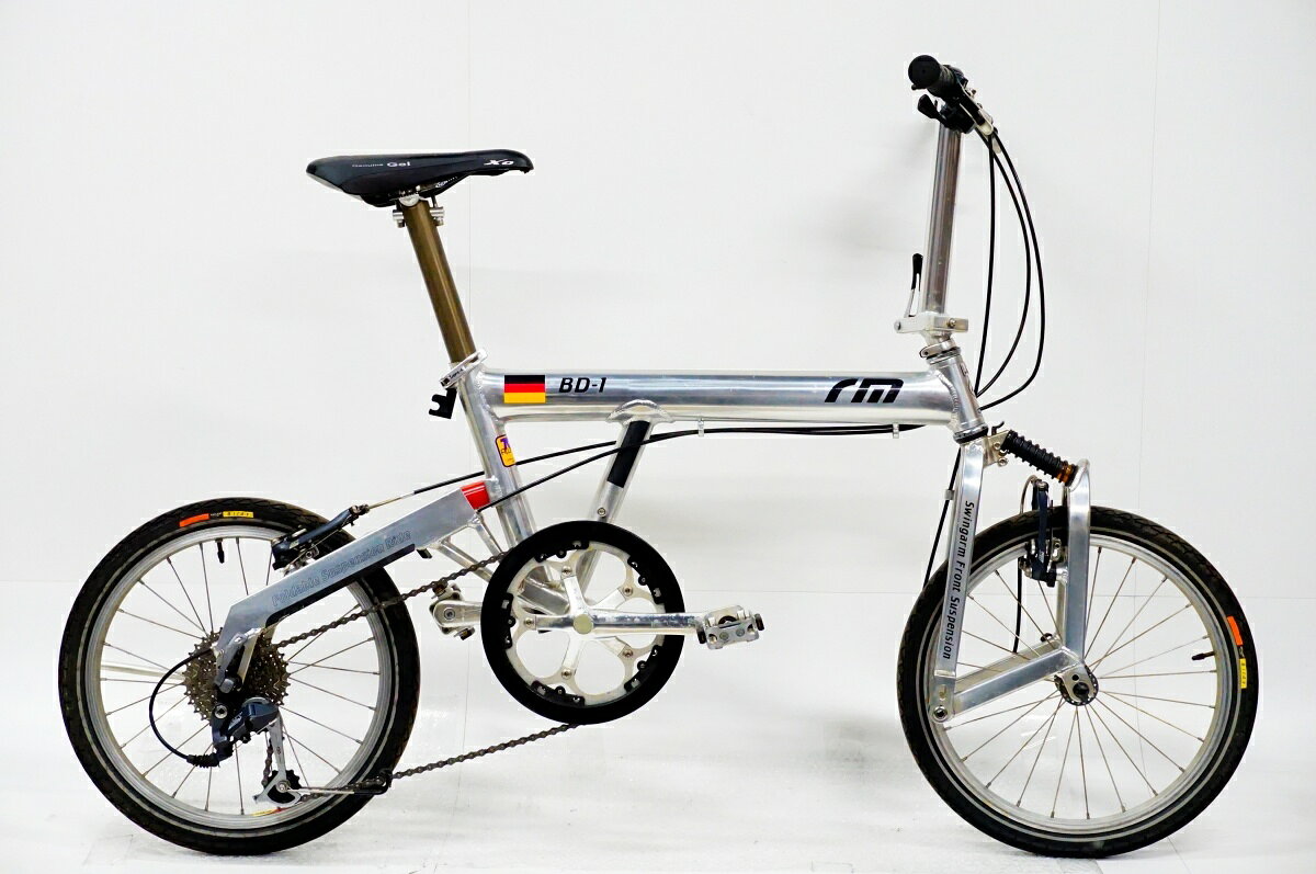 【中古】 ジャンク R&M 「ライズアンドミューラー」 BD-1 2000 ANNIVERSARY 2000年頃 18インチ 折り畳み自転車 / バイチャリ名古屋大須店