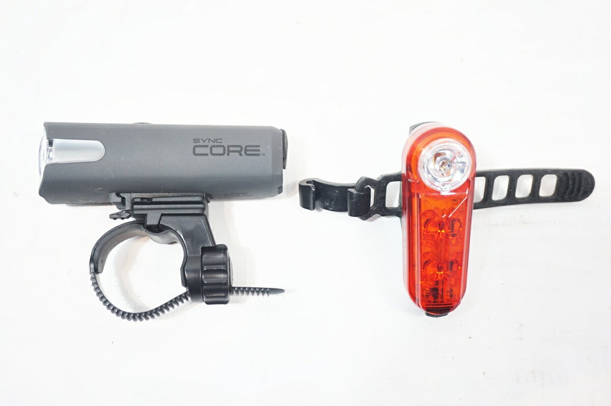 【中古】 CATEYE 「キャットアイ」 SYNC CORE フロント SYNC KINETIC ライトセット / バイチャリ世田谷店