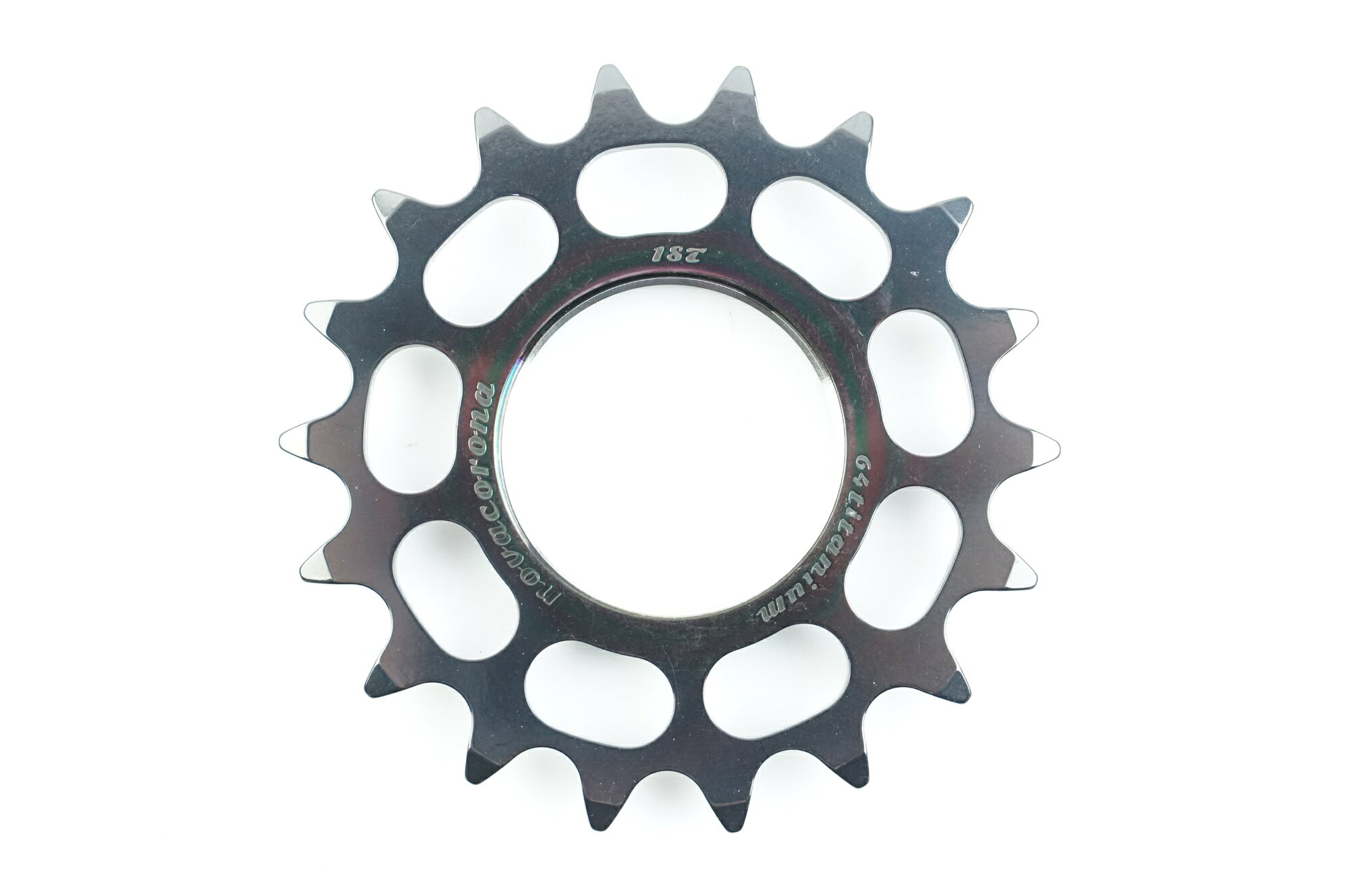 ■商品情報 ・歯数：18T ・重量：約31g（実測値） ■状態 ・保管に伴うわずかなキズやヨゴレはございますが、新古品につき非常に良好な状態です。 ■付属品 ・掲載されている画像の物が全てになります。 ■注意事項【在庫について】 在庫管理は細心の注意を払い行なっておりますが、システムの都合により在庫有と表記の商品につきましても、実在庫の反映との時間差により在庫が無い場合がございます。弊社はそれに伴う全てにおいて一切の責任は負いかねます事、何卒ご了承くださいませ。ご注文頂きました商品のご用意が出来かねました場合は、お電話とメールにてキャンセルご承諾お願いのご連絡をさせて頂きます。【掲載画像について】撮影方法やお客様の閲覧環境により、実際の商品とは違った色の見え方となる場合がございます。上記理由による返品、変更、キャンセルは一切お受け致しかねますまたシステム等の不備により、商品ページに別商品が含まれている、別カラー・仕様が掲載されている、商品情報に誤表記がある場合がございますご不明点がございましたら必ずご注文前にお問い合わせくださいませ。