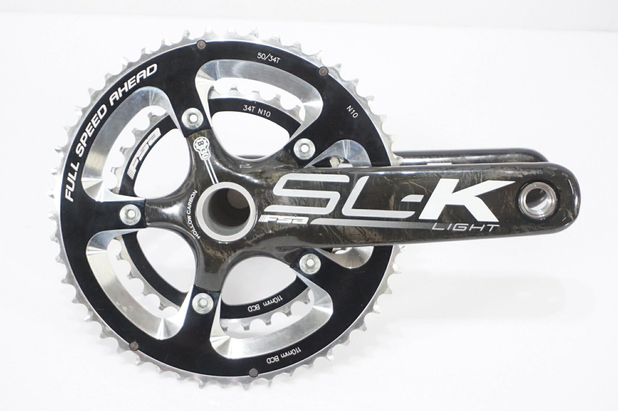 SL-K Light カーボンクランクセット 170mm　BB30　565g 楽天市場】fsa sl－k クランク 重量の通販