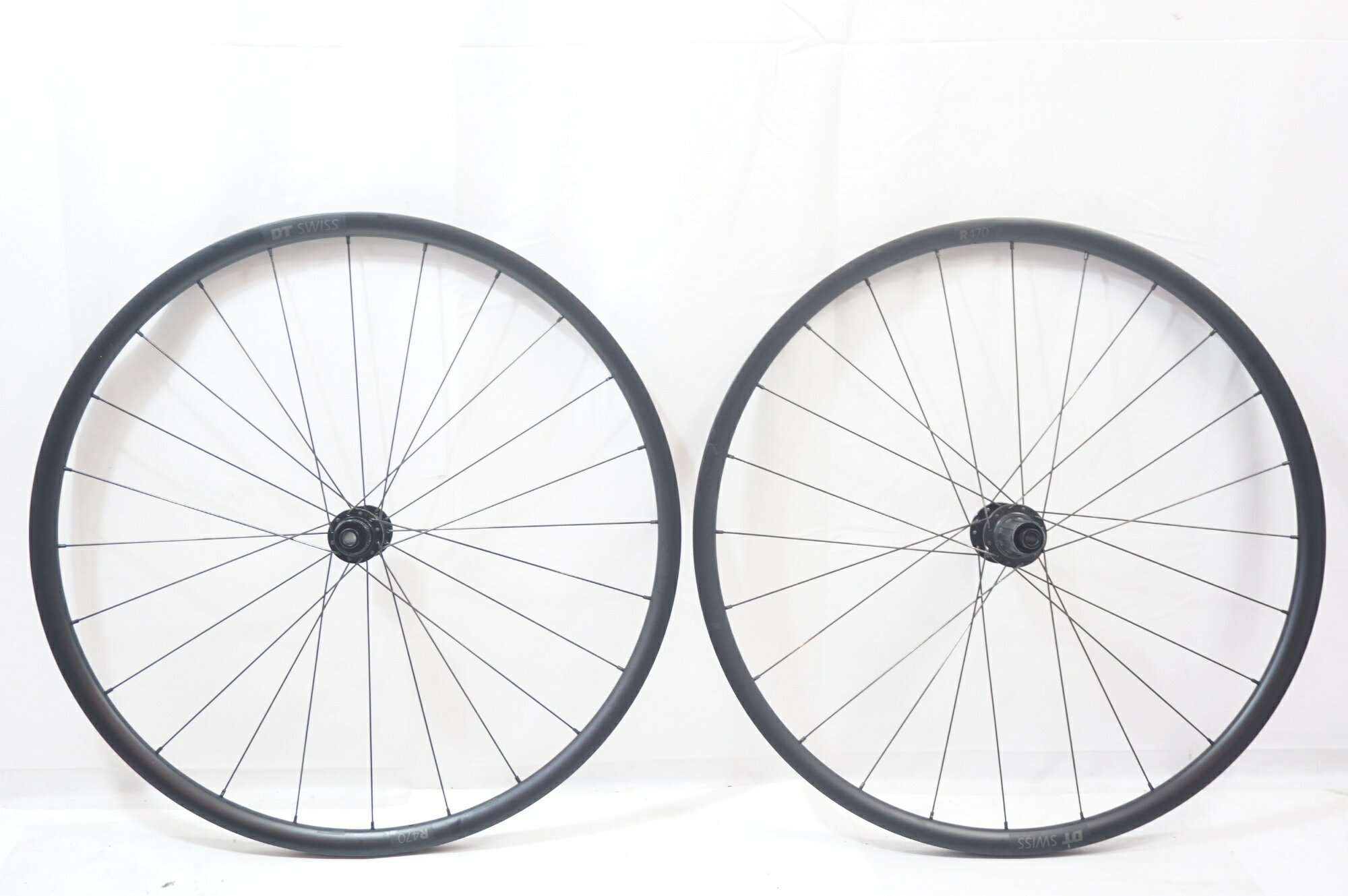 DT SWISS R470 SRAM XDRフリー前後セット DT SWISS R470 DB アルミ チューブレスレディ ホイールセット スラム