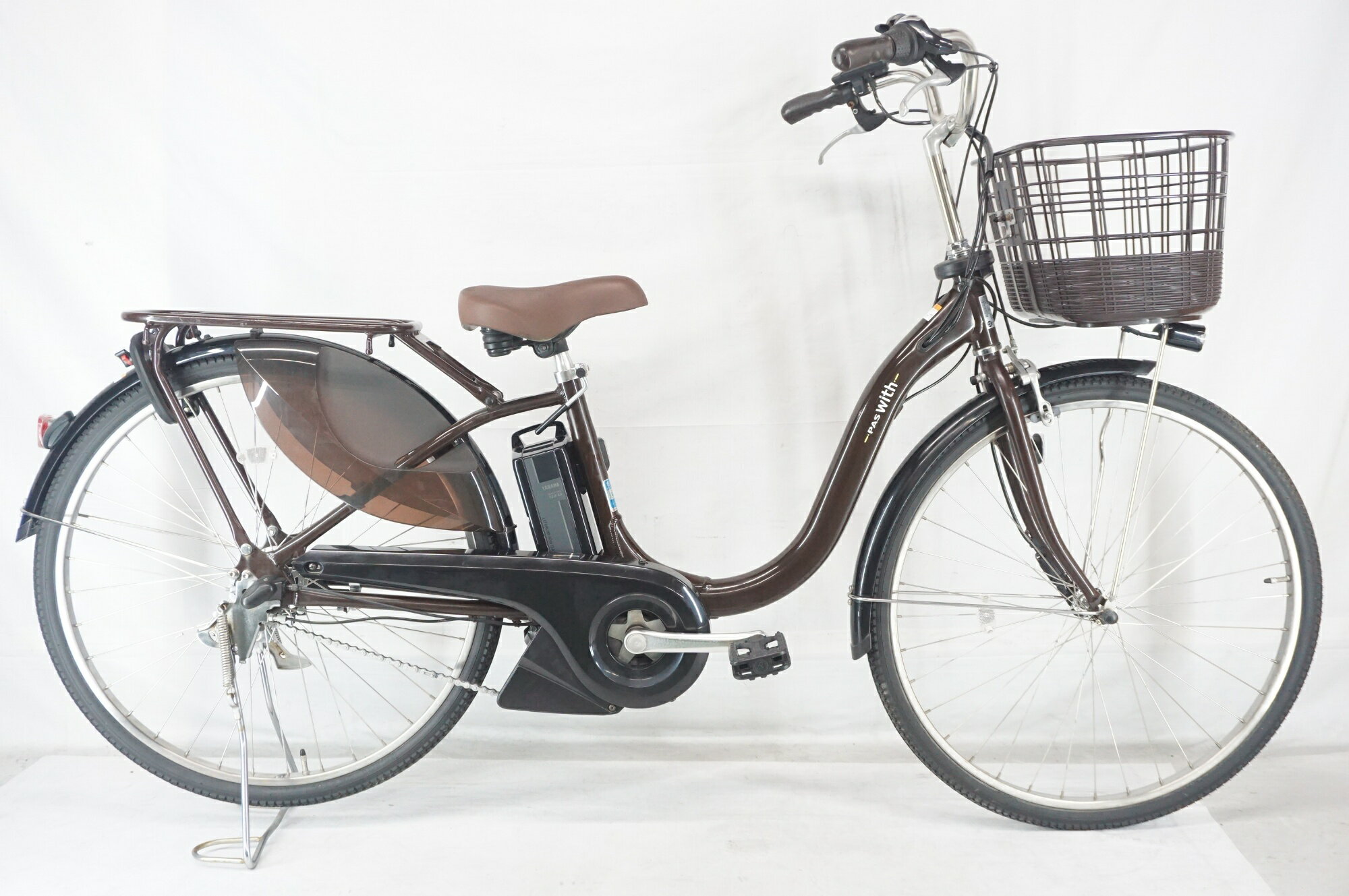 【中古】 YAMAHA 「ヤマハ」 PAS WITH PA26W 2023年モデル 26インチ 電動アシスト自転車 / バイチャリ阪急塚口店