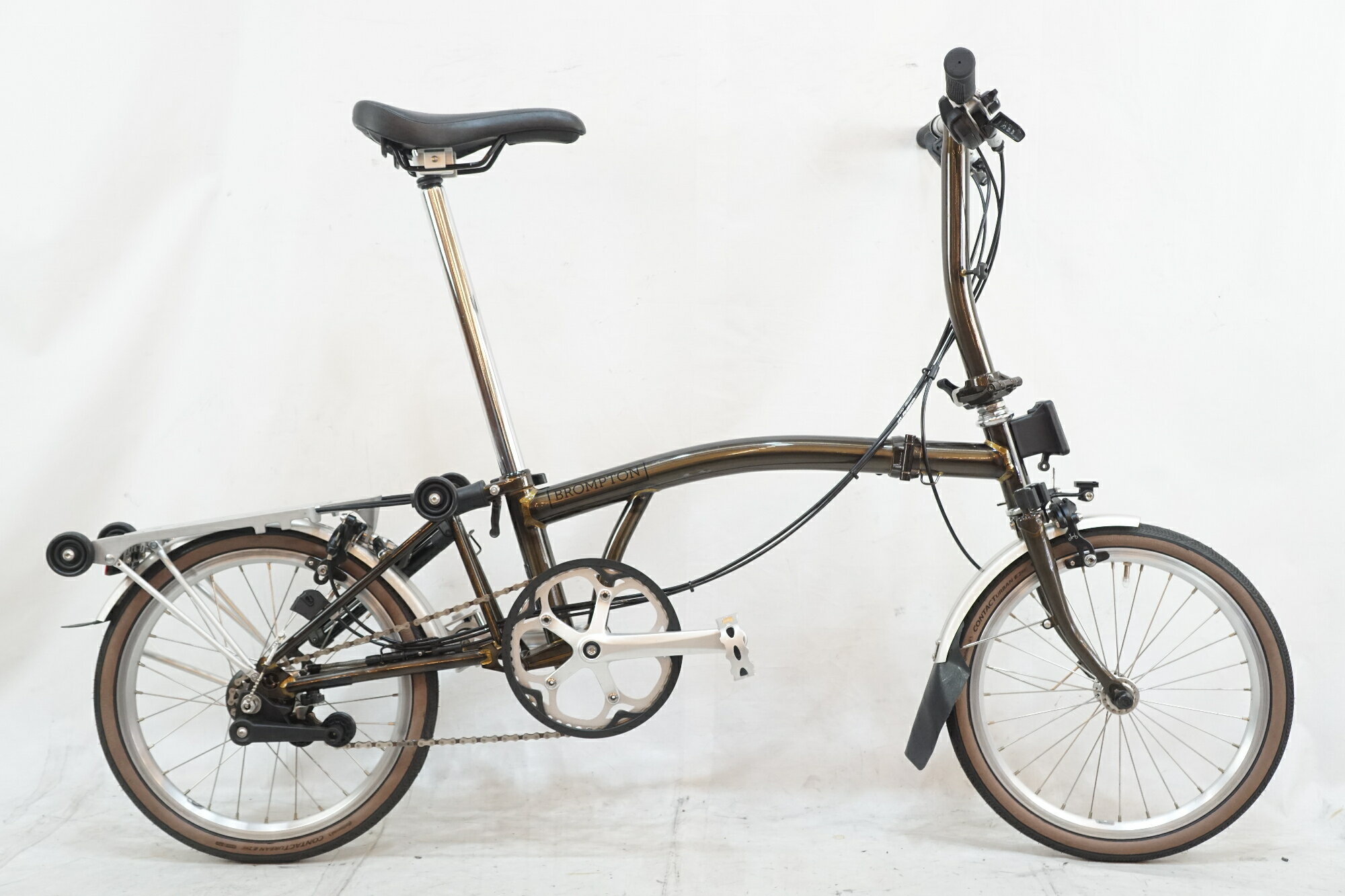 【中古】 BROMPTON 「ブロンプトン」 C-LINE EXPLORE LOW WITH RACK 2021年モデル 16インチ 折り畳み自転車 / バイチャリ浦和ベース