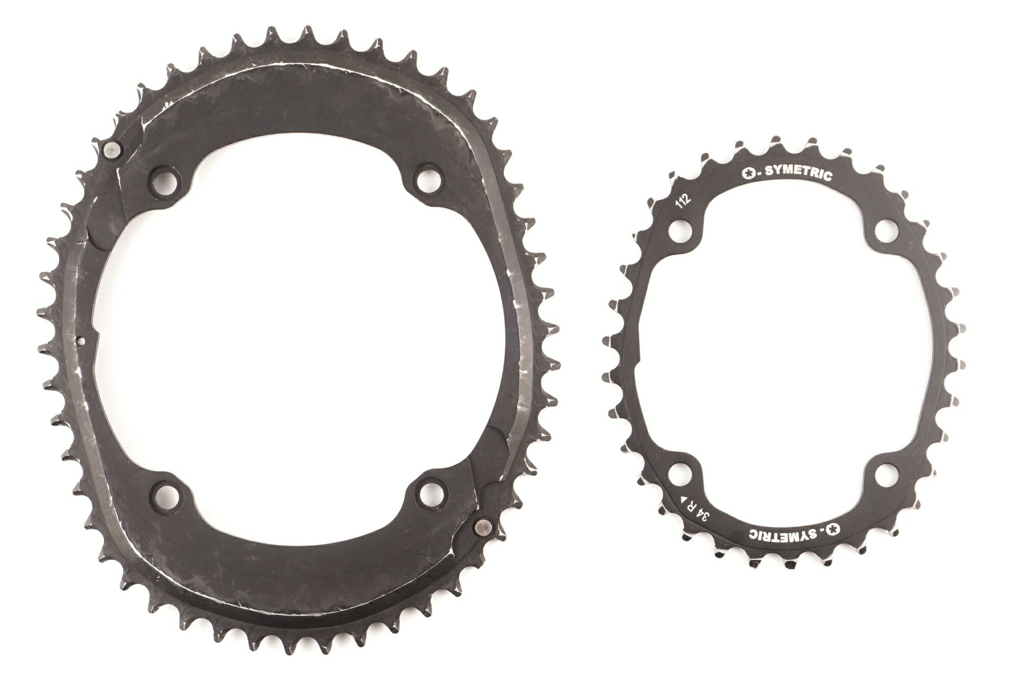 【中古】 O.SYMETRIC 「オーシンメトリック」 CHAINRING KIT 50-34T チェーンリン...