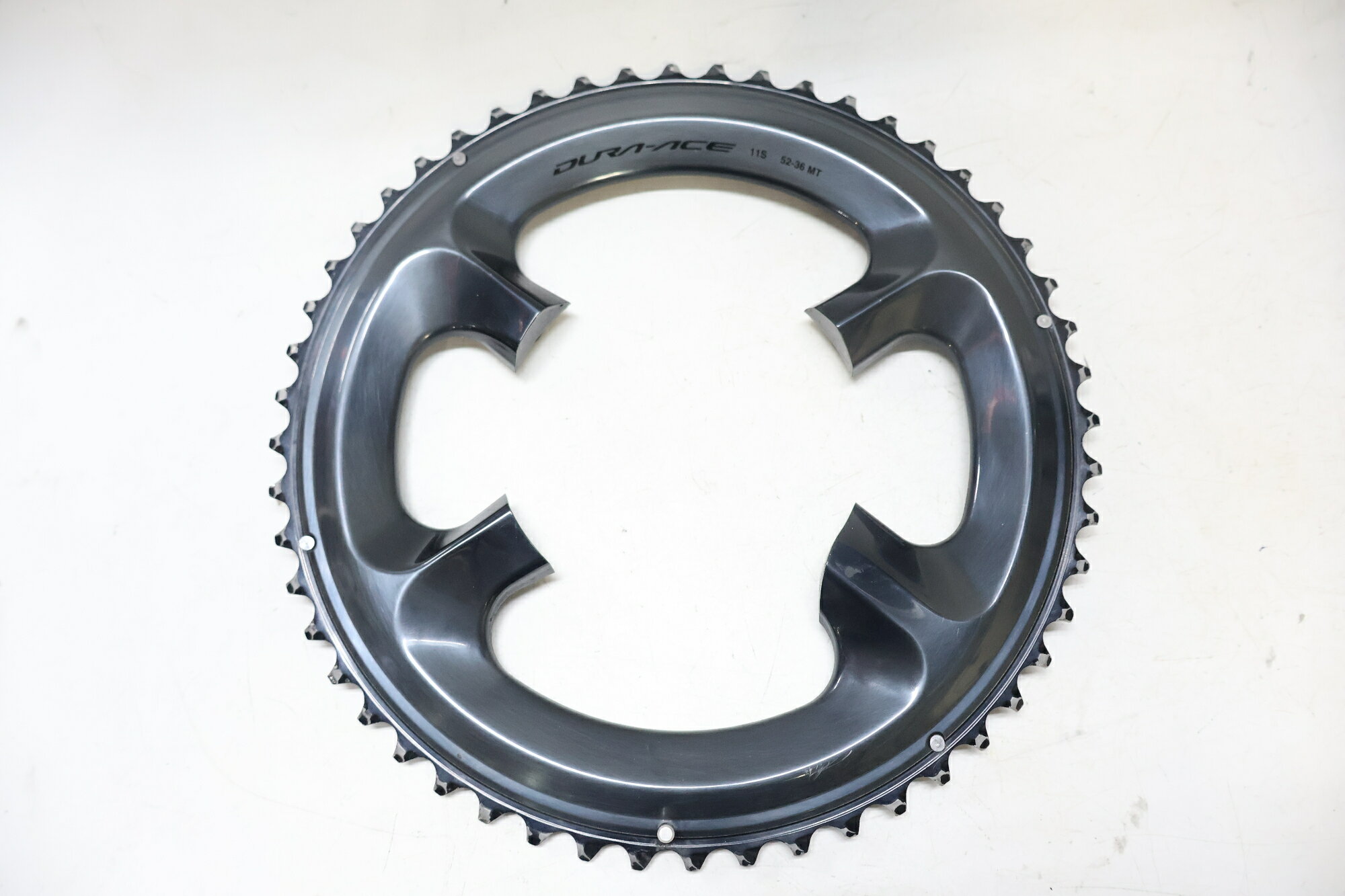 【中古】 SHIMANO 「シマノ」 DURA-ACE FC-R9100 52T アウターチェーンリング / バ...