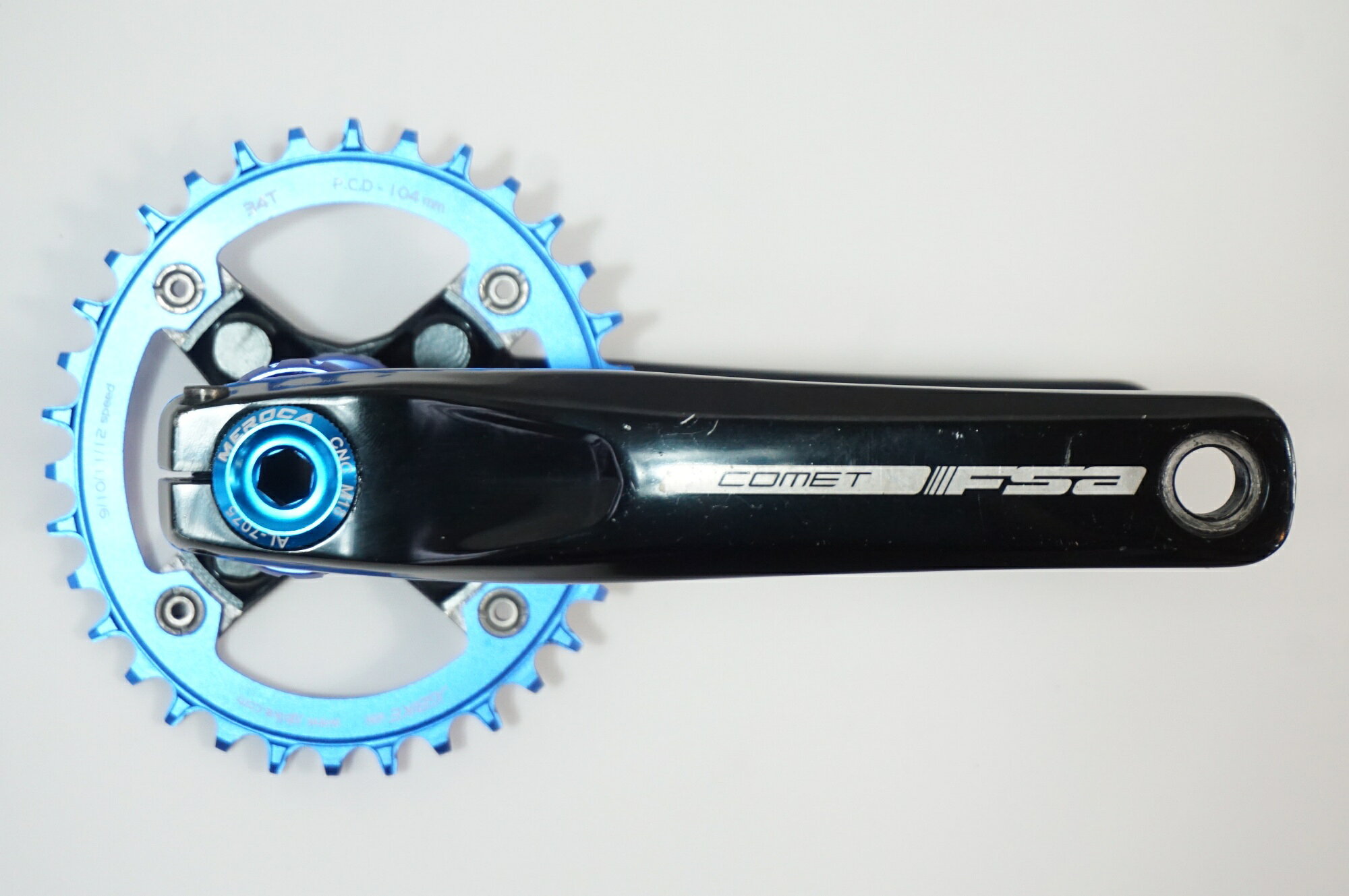 【中古】 FSA 「エフエスエー」 COMET 34T 175mm クランクセット / バイチャリ世田...