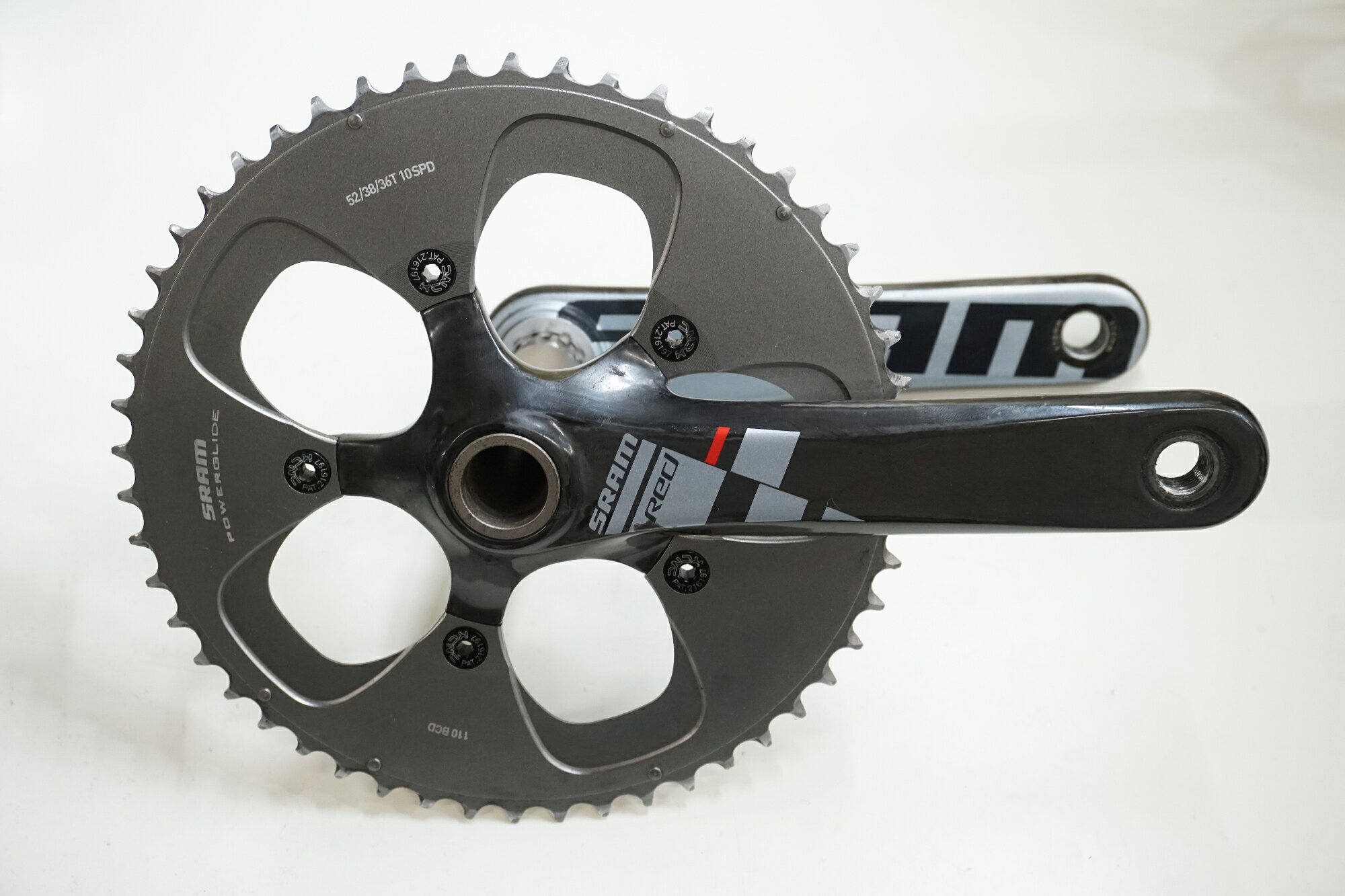 【中古】 SRAM 「スラム」 RED 10S 52T 170mm クランクセット / バイチャリ大宮店