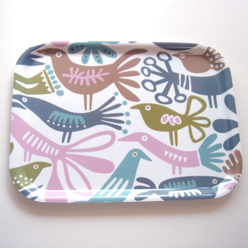 ベングト＆ロッタ (Bengt & Lotta)　トレイ　バード　小　グレイ　【0726突破10】のサムネイル