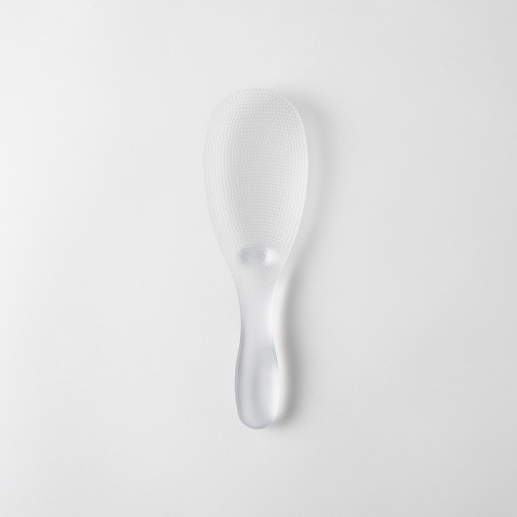 【メール便OK】マーナ 極しゃもじプレミアム クリア　または　ホワイト　K674・K744