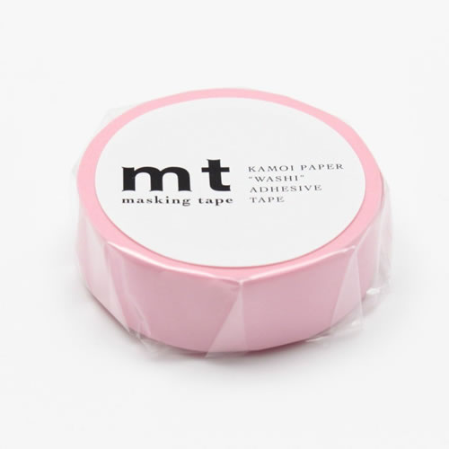Rakuten - 【メール便OK】mt 1P ローズピンク　幅15mm×7m巻き カモ井加工紙