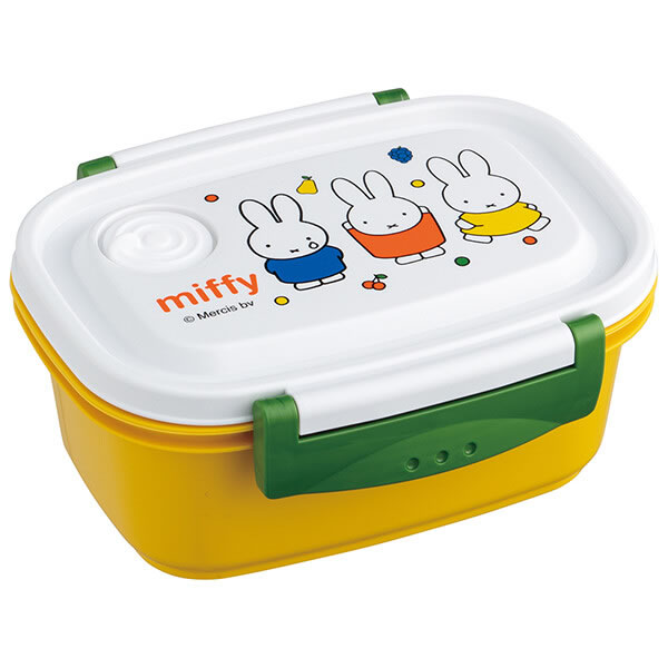 乐天商城 - 【メール便OK】食洗機対応タイトフードコンテナ S 430ml 【miffy 21】 スケーター ミッフィー
